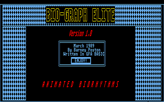 Bio-Graph Elite atari screenshot